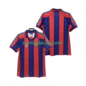 Camisolas de futebol FC Barcelona Retro Equipamento Principal 1996 1997 Manga Curta